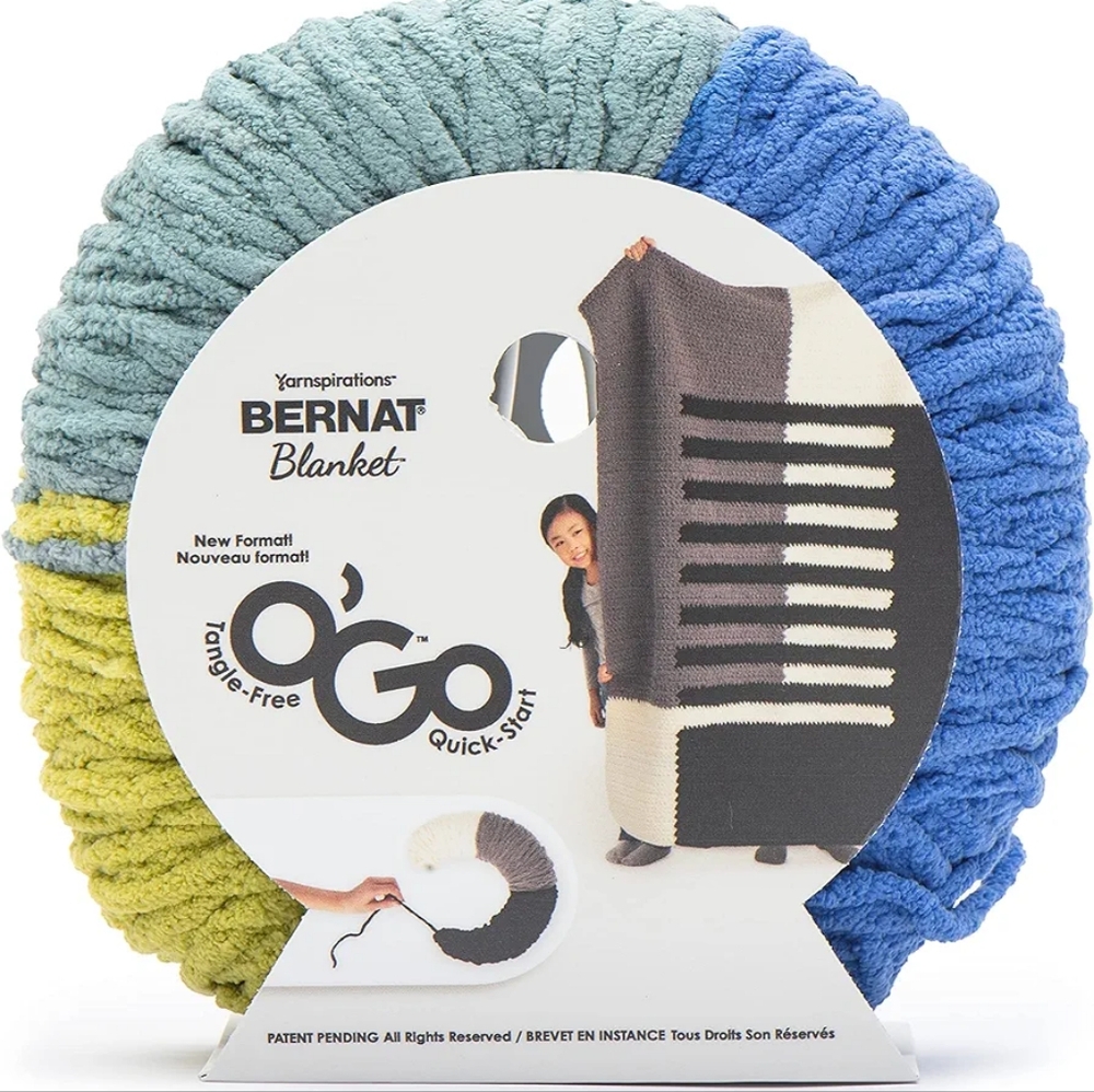 Bernat Blanket Yarn (2 skeins) NWT